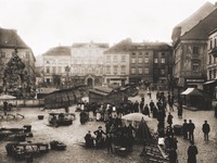 Zelný trh in 1906 © Brno City Archive